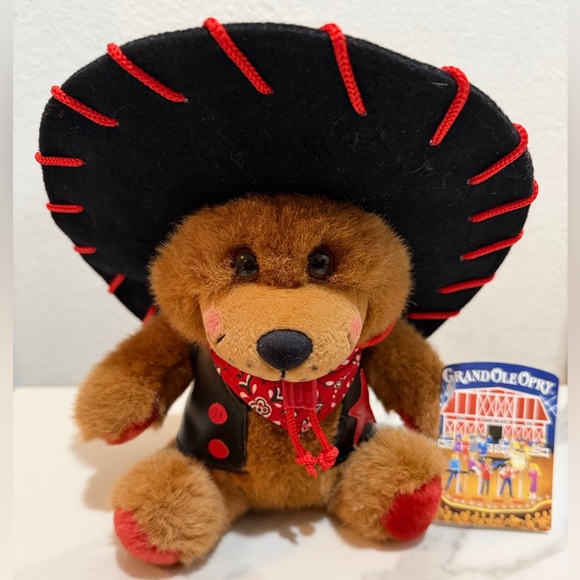 Grand Ole Opry Other - Grand Ole Opry Brown Bear Plush NWT Vintage